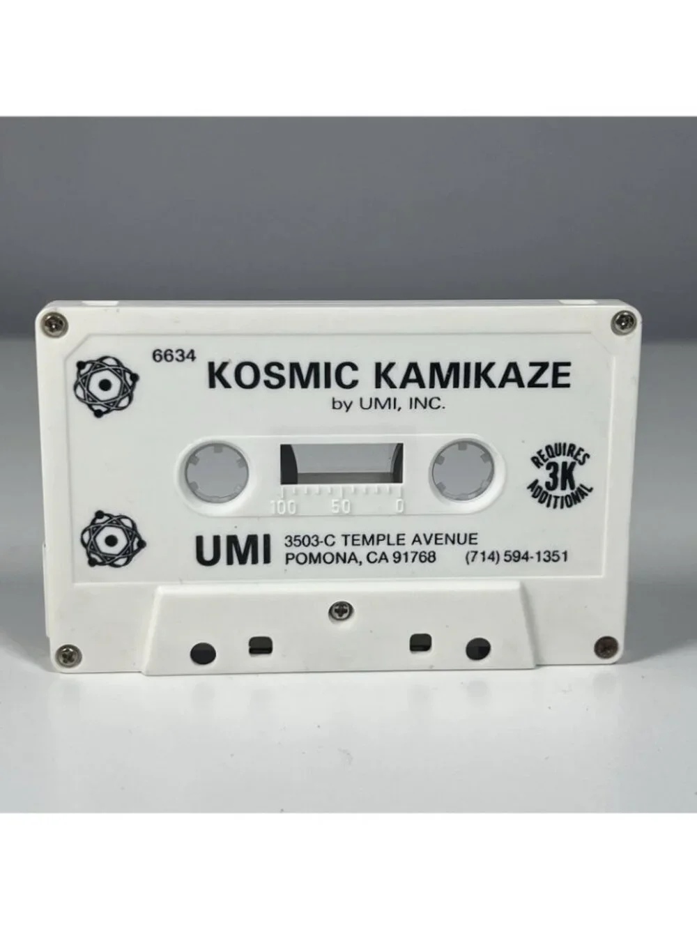 Kosmic Kamikaze UMI 6634 Commodore VIC-20 Cassette w/ Instructions 1981 Rare